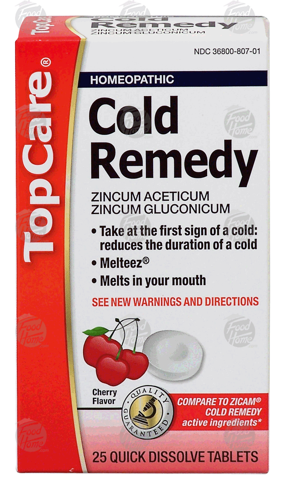 Top Care  cold remedy, quick dissolve tablets, cherry flavor Full-Size Picture